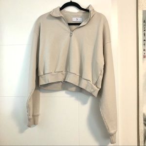 TNA Cozy Fleece Perfect 1/4 Zip Sweatshirt